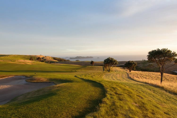 Bunker in the foreground